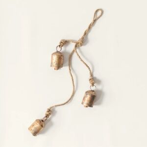 An Honest Room Alpine Bells Rustic Hanging Bell Accent with Twine Jilly Box